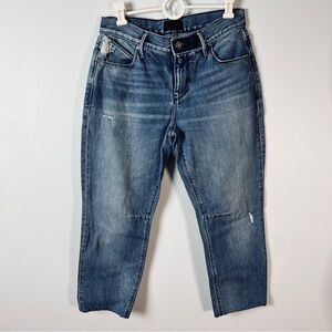 RtA Distressed Blue Cropped Jeans Women’s Size 27 - Made in Portugal